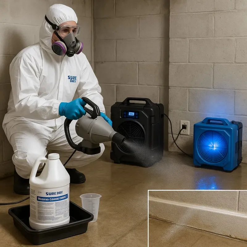 Sanitization and Odor Removal process in White Castle, LA