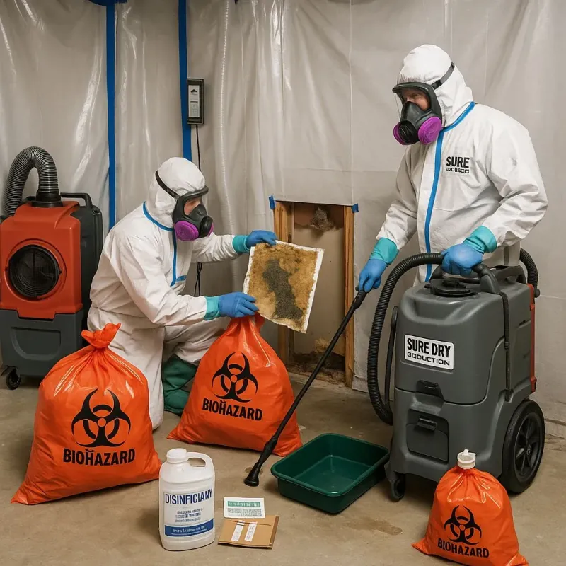 Contaminated Water Handling Protocols process in White Castle, LA